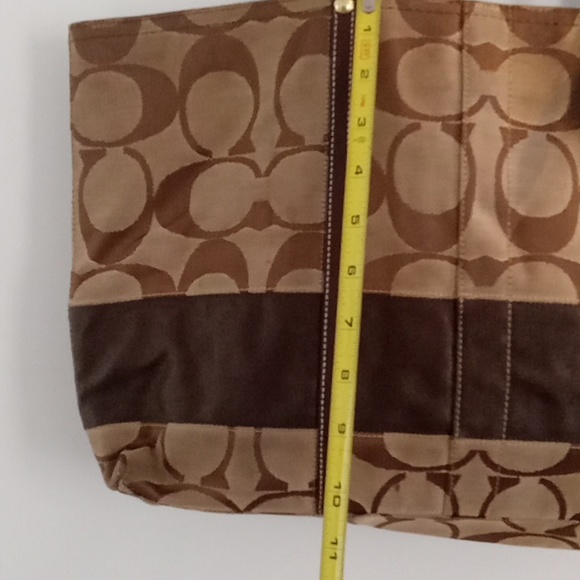 Coach signature stripe large tote bag - Picture 6 of 9